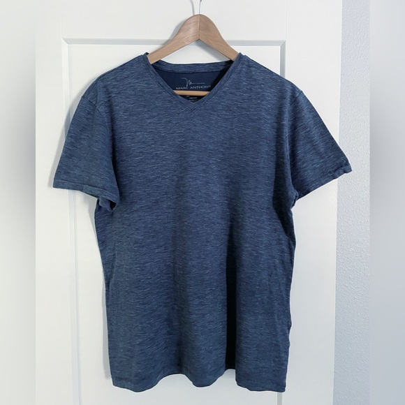 Marc Anthony T-shirt Dark Blue / Gray Men’s Medium - Picture 1 of 5